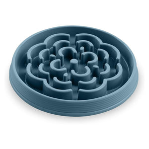 TARHONG SLOW CHOW MEDALLION FEEDER, LARGE, TEAL, 13" X 1.6"/ 7 CUPS