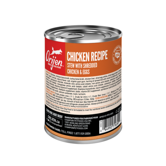 ORIJEN CHICKEN RECIPE STEW 12.8 0Z