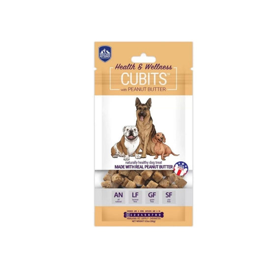 H PET  SUPPLY TREATS CUBITS PEANUT BUTTER 3.5 OZ
