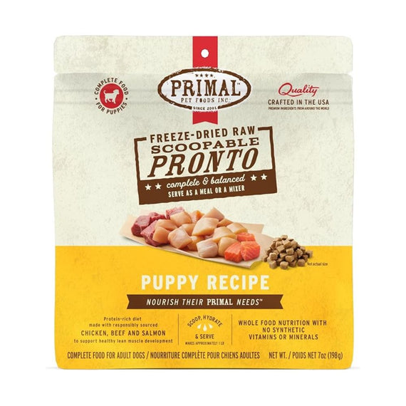 PRIMAL CANINE PUPPY FORMULA FREEZE-DRIED RAW 7ONZ