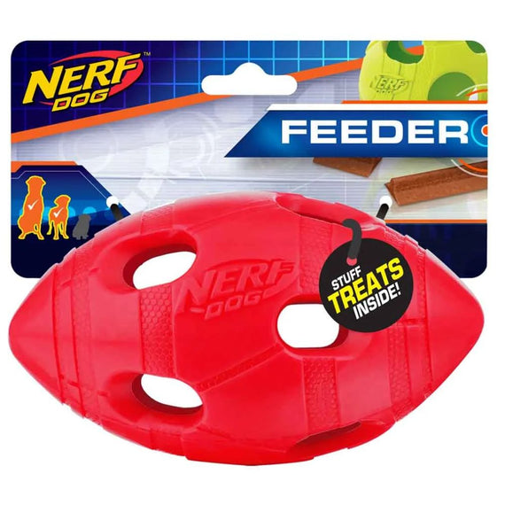 NERF 6IN TPR BASH TREAT FOOTBALL -RED