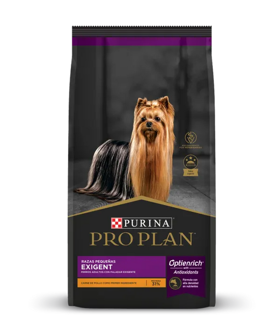 PRO PLAN ADULT EXIGENT OPTIENRICH RAZA PEQUEÑA 3KG (6.6LB)