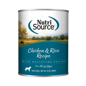 Nutrisource Chicken & Rice Formula Dog Food 13 Oz