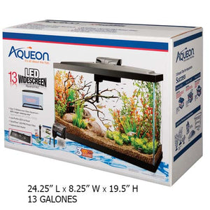 Aqueon Kit Led Aquarium Widescreen 13 Galones