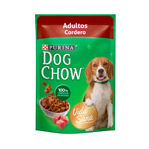 DOG CHOW POUCH ADULTO CORDERO 100GRS 387-1201