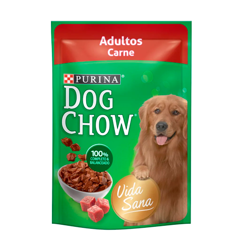 DOG CHOW POUCH ADULTO CARNE 100GR 387-1202