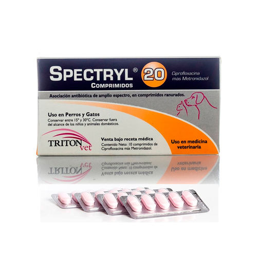 SPECTRYL 20 MG 10 COMPRIMIDOS VENTA POR UNID – American Pets Panama