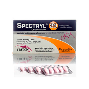 SPECTRYL 20 MG 10 COMPRIMIDOS VENTA POR UNID