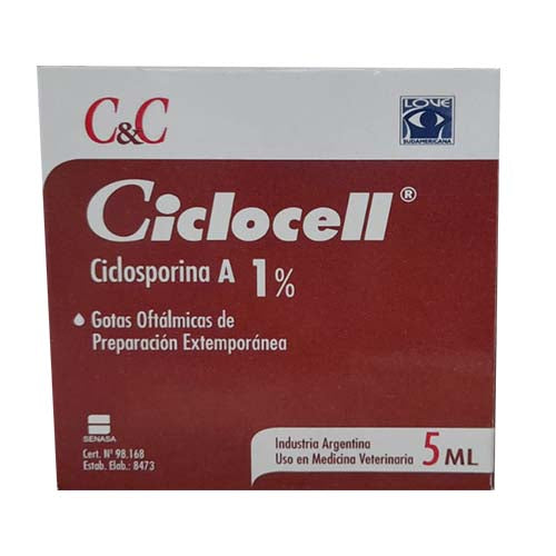 Ciclocell  Ciclosporina  1% 5 ml
