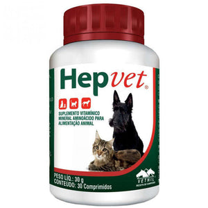 Hepvet  Suplemento Vitaminico  30 comprimidos