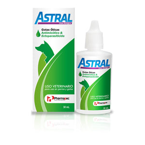 Astral Gotas Oticas Antimicotico Ectoparacitaria 30 Ml