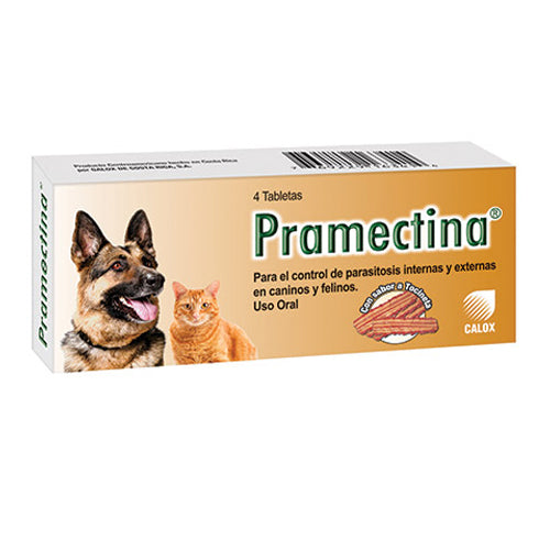 Calox Pramectina 4 Tabletas Para Perros Y Gatos Venta Por unidad ...