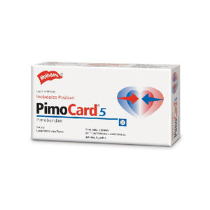 Pimocard 5 mg 20 comprimidos venta por caja