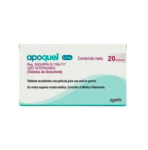 APOQUEL 5.4 MG CAJA DE 20 TABLETAS VENTA POR UNID