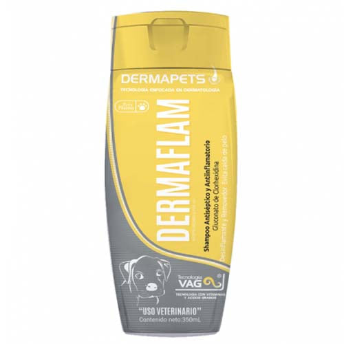 Pets Pharma dermaflam Shampoo Antiseptico Antiflamatorio 350Ml