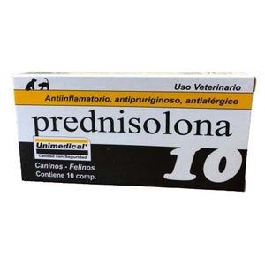 Unimedical Prednisolona 10 Mg  10 Tabletas Venta Por unidad