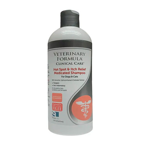 SHAMPOO HOT SPOT & ITCH RELIEF MEDICATED (TRATAMIENTO PARA PARCHES CALIENTES Y ALIVIO DE PICAZON)