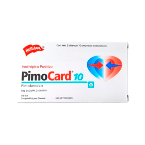 PIMOCARD 10mg 20 COMPRIMIDOS VENTA POR CAJA