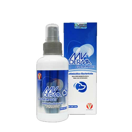 Mv derma  clotrimavet  Antimicotico Bactericida Solucion dermatológica 60 Ml