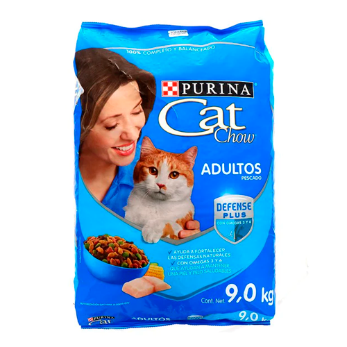 CAT CHOW ADULTO DEFENSE PLUS PESCADO 9 KG 19.8LB – American Pets