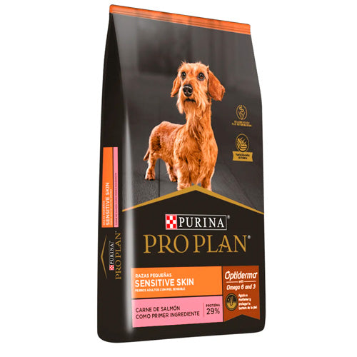 PRO PLAN ADULTO SENSITIVE SKIN OPTIDERMA RAZA PEQUEÑA 3KG (6.6LB) 387-1631