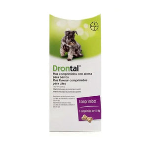 DRONTAL PLUS 10KG 24 TAB BAYER 073-1050 VENTA POR UNIDAD