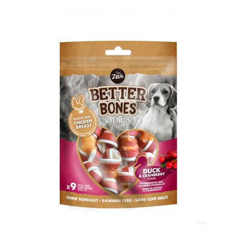 ZEUS BETTER BONES PATO - PEQUEÑO HUESO ENVUELTO EN POLLO 9PK 197GRS 92769