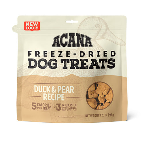 Acana Dog Treats Duck & Pear Dog 3.25 Oz