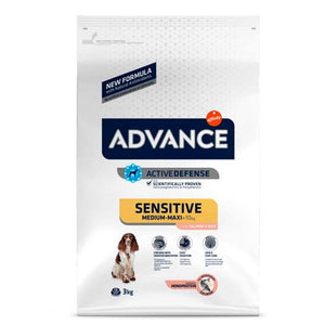 ADVANCE SENSITIVE MEDIUM /MAXI +10KG SALMON Y ARROZ 3KG