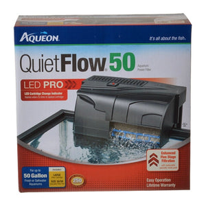 Aqueon Quietflow 50 Led Pro Aquarium Power Filters  hasta 50 Galones
