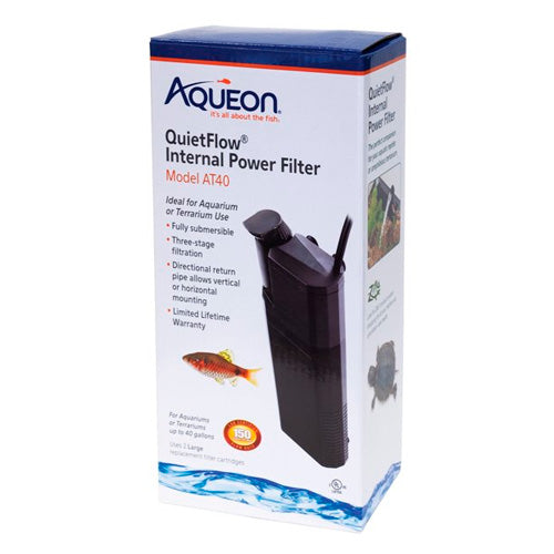 AQUEON SUBMERSIBLE INTERNAL AQUARIUM FILTER AT40G 100537270