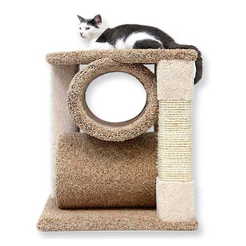 Beatrise Mueble 2 En 1 Stacker Tube With Sisal Posts Bp109