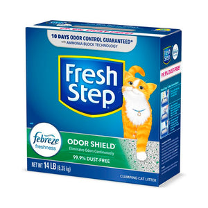 FRESH STEP ODOR SHIELD SCENTED  3/14 LB