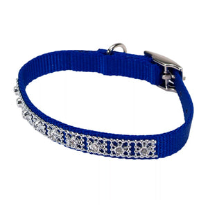 COASTAL COLLAR JEWEL AZUL  3/8" BLU10 CON BRILLANTE