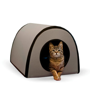 K&H THERMOKTY KITTY HOUSE WITH FLOOR HEATER 21"X14" 25W