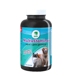 Multivitaminas Calox perros Geriatricos 60 tabletas venta por frasco