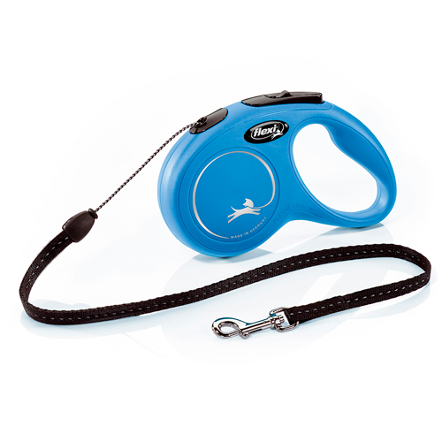 FLEXI CORREA RETRACTIL  NEW CLASSIC S CORD 5M BLUE