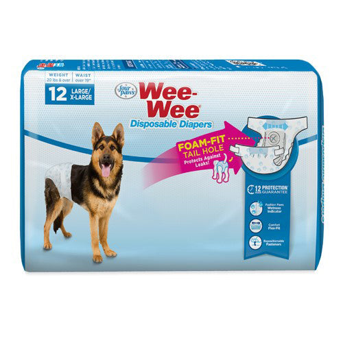 Four Paws Wee Wee Disposable Diapers L/Xl – American Pets Panama