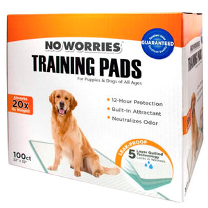 FOUR PAWS NO WORRIES TRAINING PADS 22X22 100 CT 100526841..