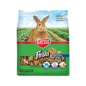 Kaytee Fiesta Rabbit Gourmet Variety Food 3.5 Lb