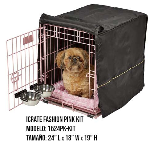 Mid West Jaula Icrate Pink Fashion Kit 24