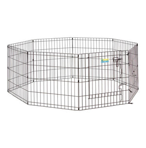 MIDWEST BLACK CONTOUR EXERCISE PEN FOR DOGS, 30" H, SMALL  MW562-30