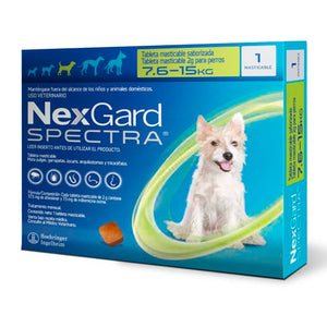 Nexgard Spectra tableta para perros medium 7.6Kg 15Kg