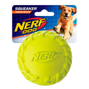 NERF TIRE SQUEAK BALL - GREEN