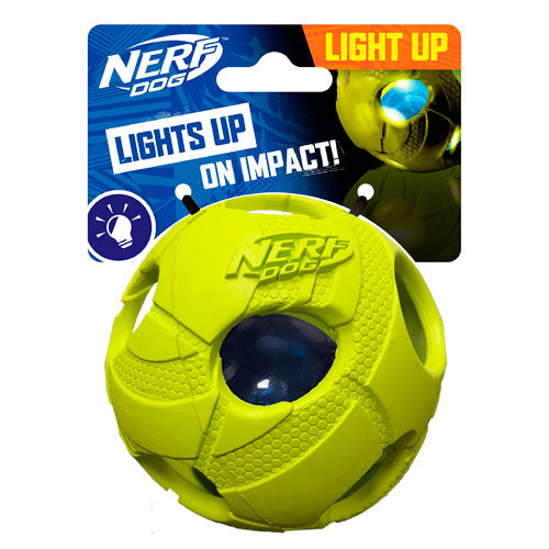 NERF DOG WIGGLE LED BALL -BLUE