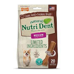 NYLABONE NUTRI DENT FILET MIGNON MEDIUM 20 CT PCH