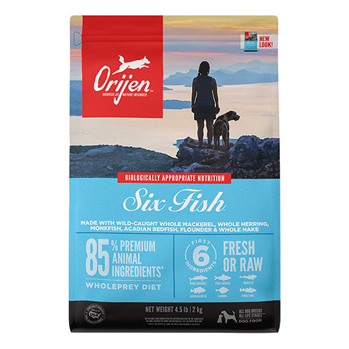 Orijen Dog Six  Fish 4.5 Lb / 2 Kg