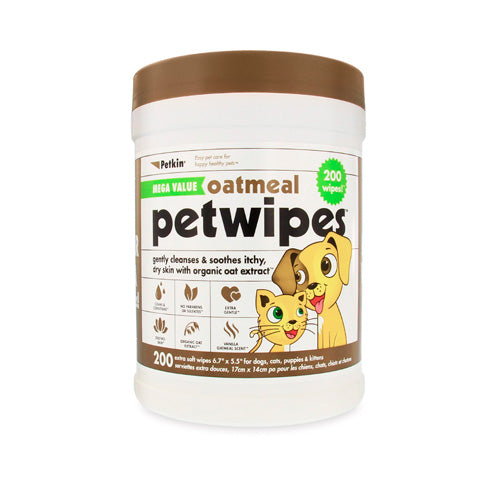 OATMEAL PET WIPES 200 CT PK5538