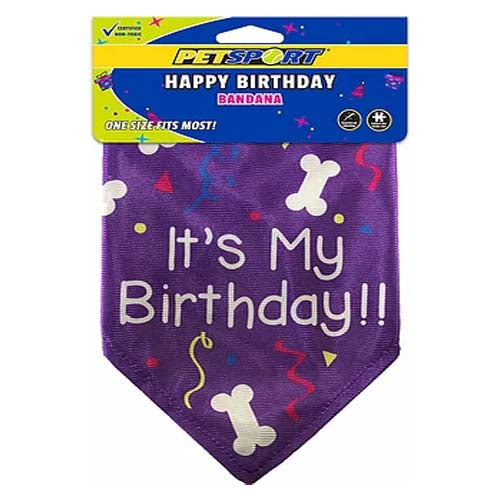 Pet Sport Happy Birthday Bandana