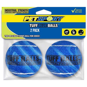 Pet Sport Tuff Blue Ball 2 Pk